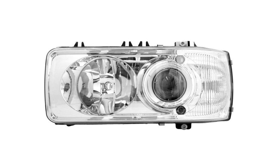 Proiettore Sinistro Xeno Elettrico Senza Motore Senza Lampadina (D2S - H1 - Py21W - W5W) Senza Centralina - Daf - XF 105 - OE 1631910 - 1699932 - 1743690 - Carrozzeria Truck