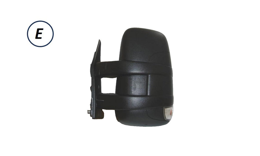 Retrovisore Sinistro Manuale Braccio Corto Omologato - Iveco - Daily City 2010 - OE 5801755695 - 5802031837 - 5801367606 - 500043401 - Carrozzeria Truck