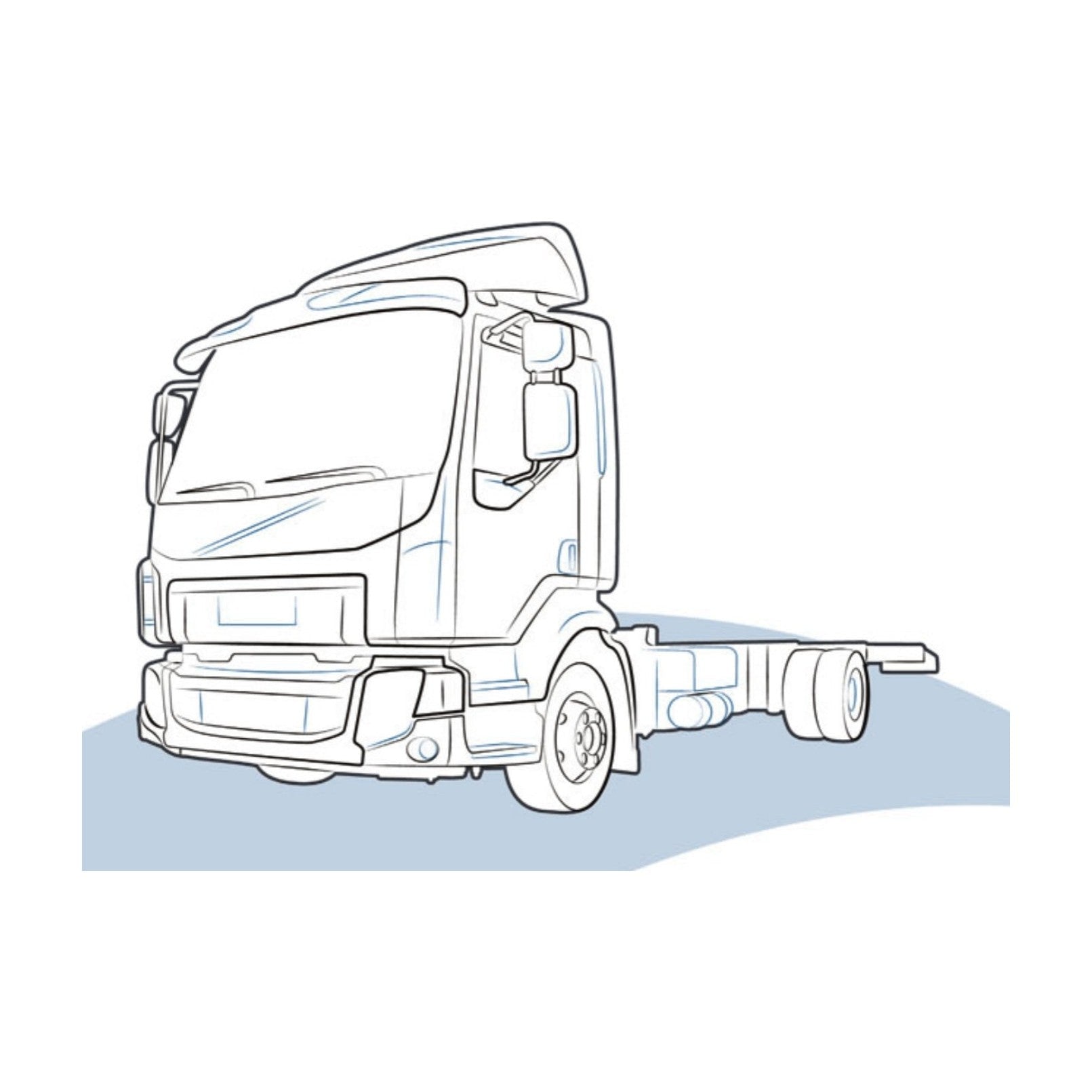 SEDE SPECCHIO DX DAF LF EURO 6 - 7420862813 - Carrozzeria Truck