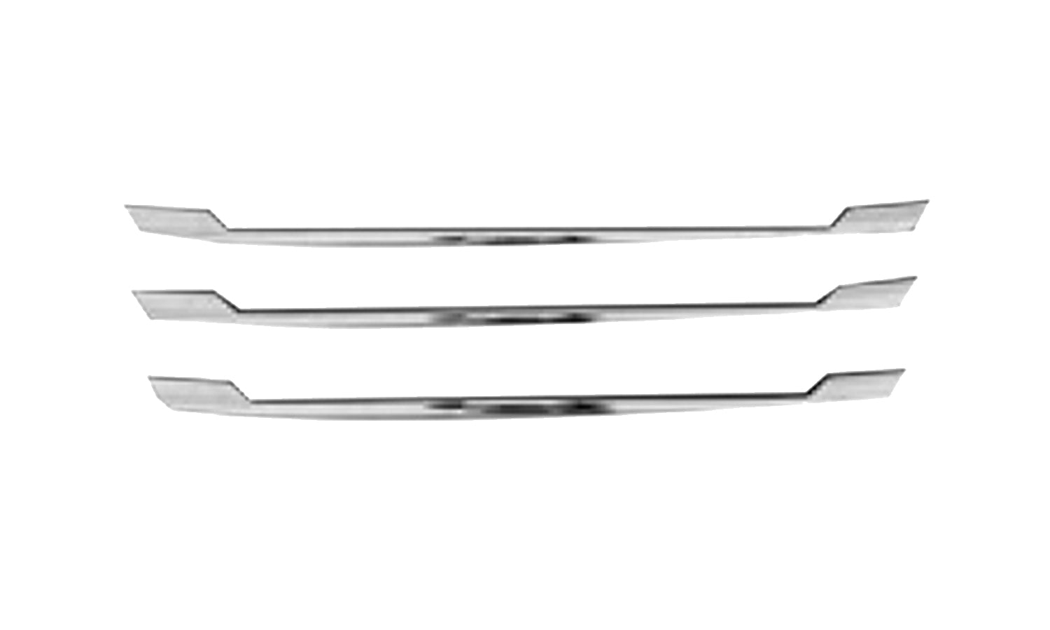Set Strip Argento Per Griglia Centrale - Man - TGX 2020 - OE 81416140256 - 81416140257 - 81416140258 - Carrozzeria Truck