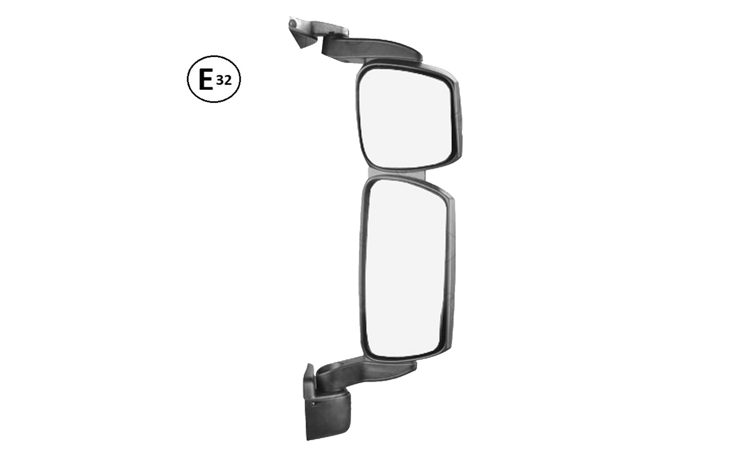 Specchio Retrovisore Destro Elettrico E Riscaldato Braccio Corto Omologato - Iveco - Stralis 2013 Euro 6 - OE 504150527 - 504369961 - 5801334610 - 5801580202 - 5801765196 - Carrozzeria Truck