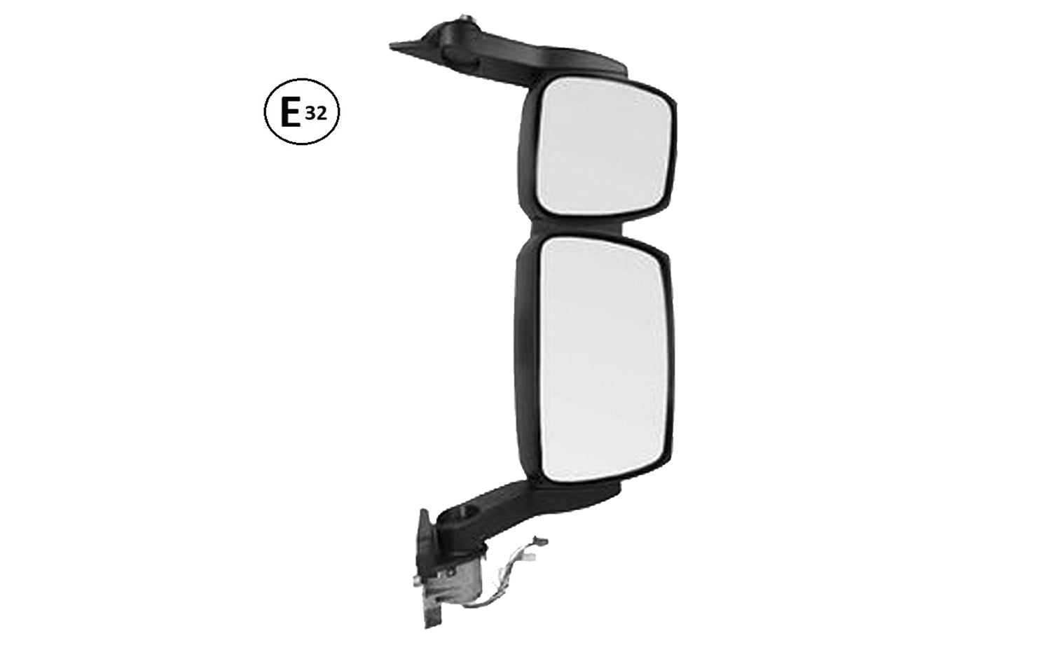 Specchio Retrovisore Destro Elettrico E Riscaldato Braccio Medio Omologato - Iveco - Stralis 2013 Euro 6 - OE 504150539 - 5801336298 - 504370055 - 5801765318 - 5801580230 - Carrozzeria Truck