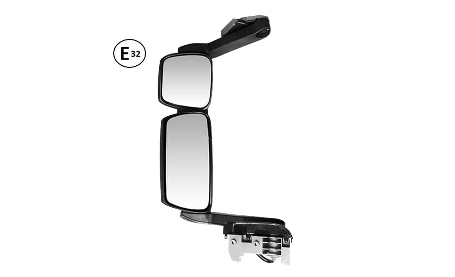 Specchio Retrovisore Sinistro Elettrico E Riscaldato Braccio Lungo Omologato - Iveco - Eurocargo Tector 130E24/180E28 - OE 504150551 - 5801341206 - 504369979 - 5801580261 - 5801765363 - Carrozzeria Truck