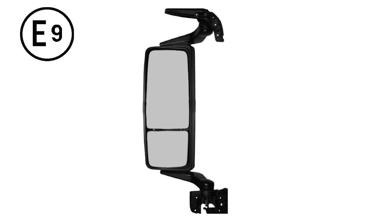 Specchio Retrovisore Sinistro Principale Elettrico - ausiliario Manuale Riscaldato Braccio Corto 382 Mm Omologato - Man - TGX Euro 6 - OE 81637306529 - Carrozzeria Truck