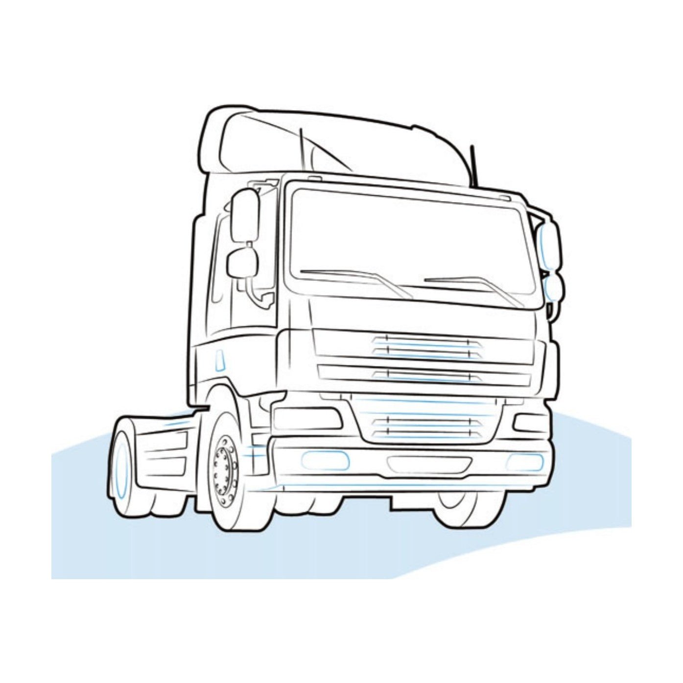 SUPPORTO CALZATOIA DI SICUREZZA per DAF CF lato - Carrozzeria Truck
