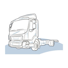 SUPPORTO CALZATOIA DI SICUREZZA per DAF LF EURO 6 lato - Carrozzeria Truck