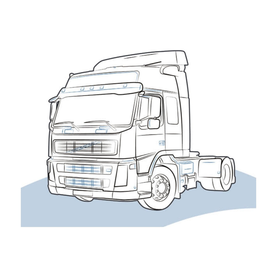 VETRO PROIETTORE DX VOLVO FM II - 20379429 - Carrozzeria Truck