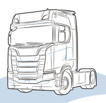 ANGOLO PARAURTI per SCANIA R 2016 | PGRS lato DX 2077927 2529089 - Carrozzeria Truck