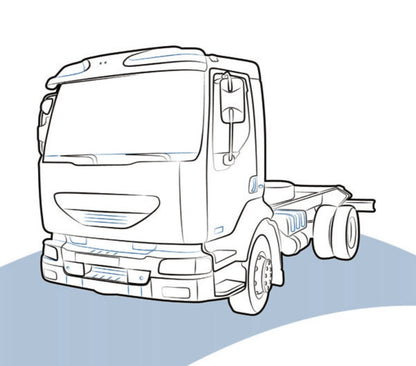 BRACCIO SPECCHIO DX RENAULT MIDLUM - 7420903732 - Carrozzeria Truck
