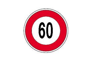 DISCO LIMITATORE DI VELOCITA 60 KM/H 4000.99039 - Carrozzeria Truck