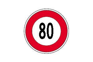 DISCO LIMITATORE DI VELOCITA 80 KM/H 4000.99018 - Carrozzeria Truck