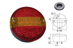 FANALE POSTERIORE 1500.00010 - Carrozzeria Truck