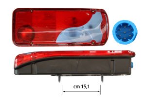 FANALE POSTERIORE DX MAN TGA | M/L/LX - 81252256545 - Carrozzeria Truck