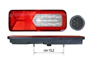 FANALE POSTERIORE lato DX 1500.00004 - Carrozzeria Truck