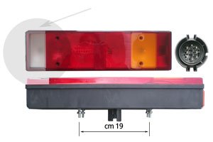 FANALE POSTERIORE per IVECO EUROTECH lato DX 504094705 99463242 - Carrozzeria Truck