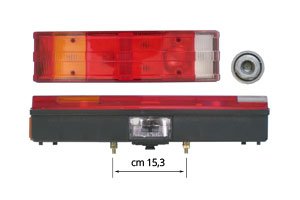 FANALE POSTERIORE per MERCEDES SPRINTER 2000 lato SX 0025445503 - Carrozzeria Truck