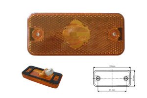 FANALINO LATERALE per DAF CF lato DX-SX 5010231957 5010306792 7484538758 20734485 1303892 1329718 500308514 5.42.050.00 - Carrozzeria Truck