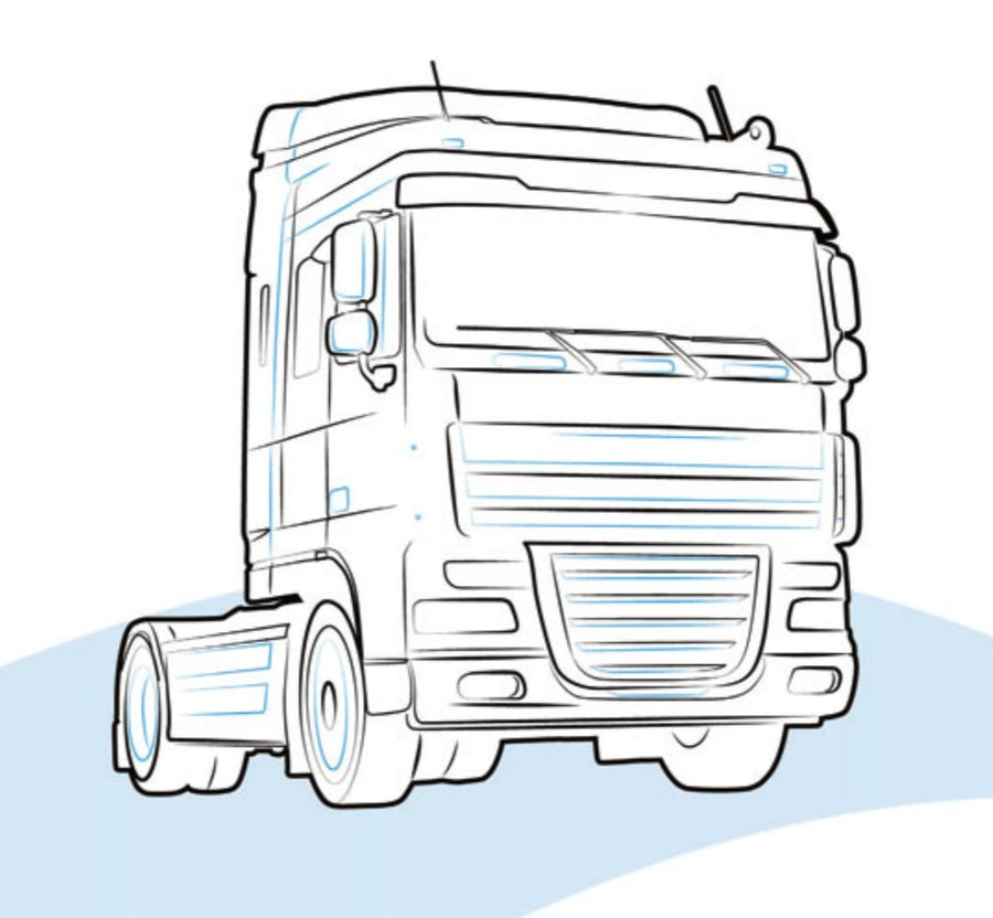 FENDINEBBIA DX DAF XF 105 - 1660961 - Carrozzeria Truck