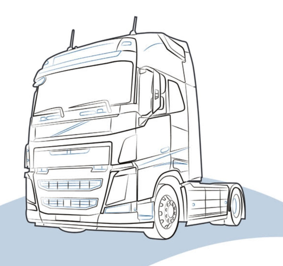 FENDINEBBIA DX VOLVO FH IV - 21221159 - Carrozzeria Truck