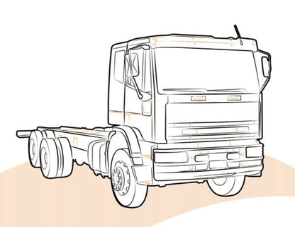 FENDINEBBIA per IVECO EUROCARGO | 60-120-150 lato DX 98437475 - Carrozzeria Truck