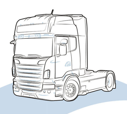 GRIGLIA PARAURTI SX SCANIA R 2010 | PGR - 1884485 - Carrozzeria Truck