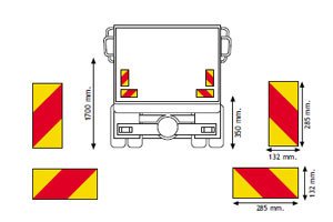 KIT QUATTRO PANNELLI ADESIVI AUTOCARRO 4000.99208 - Carrozzeria Truck