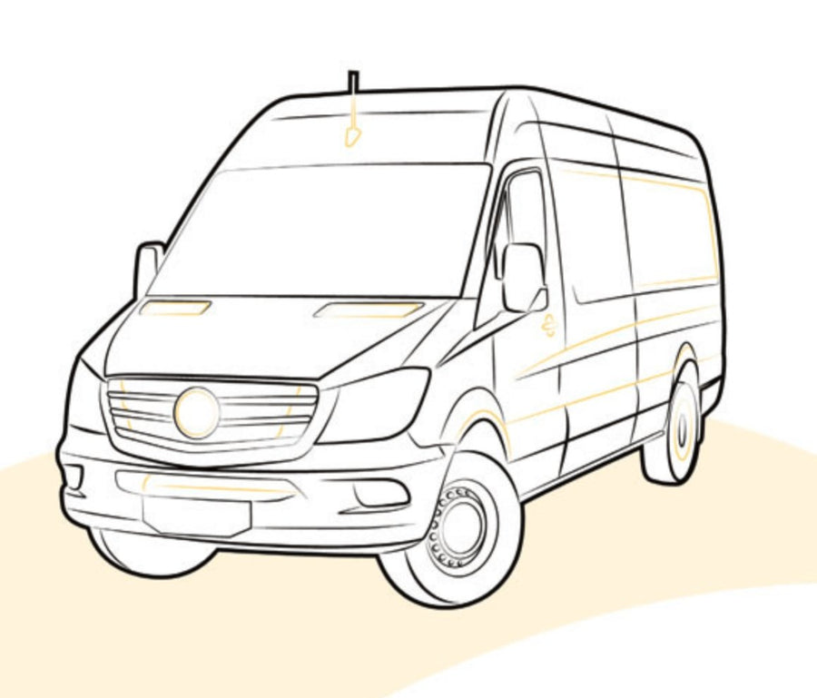 LUCE TARGA MERCEDES SPRINTER 2014 - 6398200256 - Carrozzeria Truck