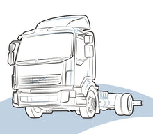 MANIGLIA PORTA ESTERNA per DAF LF lato SX 5001834847 5001858129 - Carrozzeria Truck