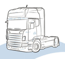 MANIGLIA PORTA ESTERNA per SCANIA R 2010 | PGR lato SX 1423017 1488409 1544330 2005369 2145647 2371254 - Carrozzeria Truck