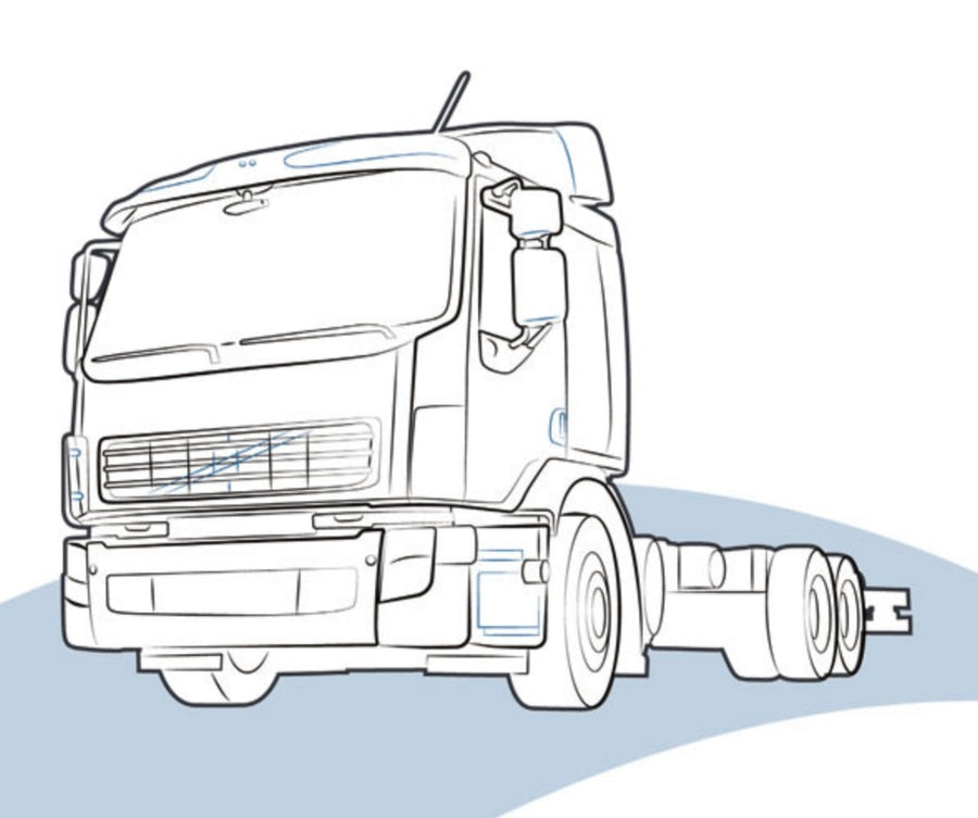 MANIGLIA PORTA ESTERNA per VOLVO FE lato SX 5001858129 24426873 1400769 1407256 - Carrozzeria Truck