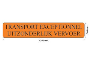 PANNELLO PER TRASPORTI ECCEZIONALI 4000.80883 - Carrozzeria Truck