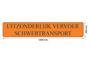 PANNELLO PER TRASPORTI ECCEZIONALI 4000.80884 - Carrozzeria Truck