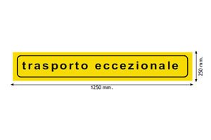 PANNELLO PER TRASPORTI ECCEZIONALI 4000.90200 - Carrozzeria Truck