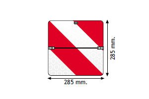 PANNELLO PER VEICOLO IN SOSTA lato SX 4000.90312 - Carrozzeria Truck