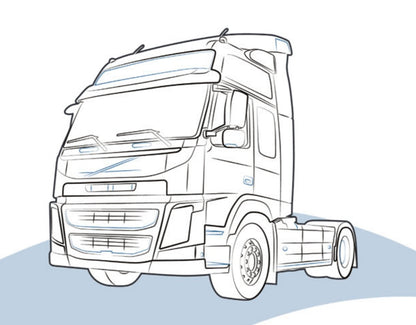 PARAURTI CENTRALE VOLVO FM IV - 21838427 - Carrozzeria Truck