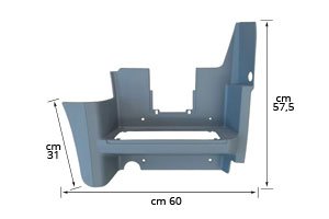 PEDANA DX MERCEDES AXOR - 9446601901 - Carrozzeria Truck