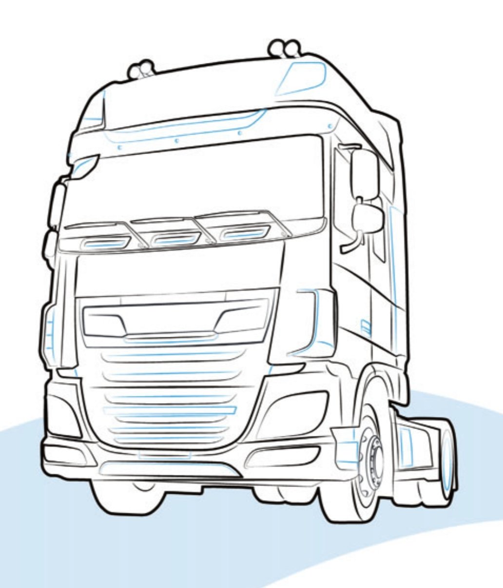 PLASTICA FANALE POSTERIORE DX DAF XF 106 - Carrozzeria Truck