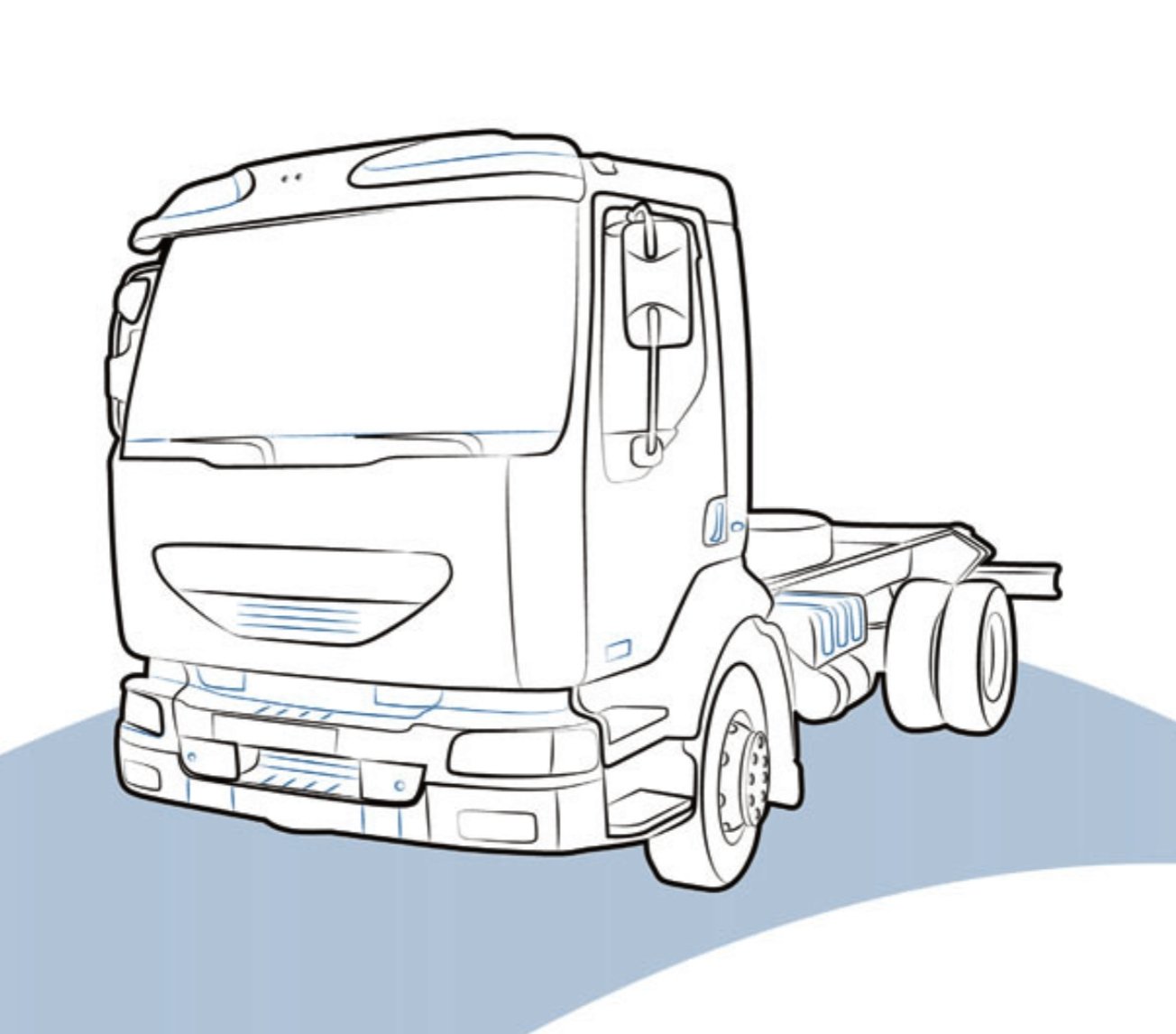 PLASTICA FANALE POSTERIORE RENAULT MIDLUM - 5001847153 - Carrozzeria Truck