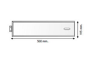 PORTATARGA CON CERNIERA 4000.91079 - Carrozzeria Truck