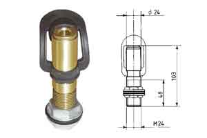 SUPPORTO ISO FILETTATO 003056 - Carrozzeria Truck