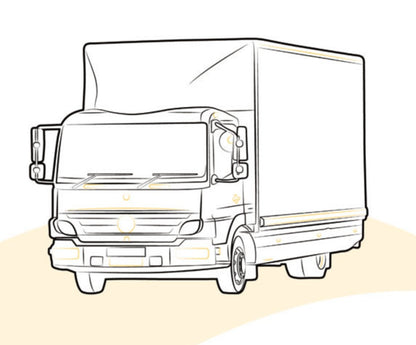 SUPPORTO PARAURTI SX MERCEDES ATEGO - 9705253439 - Carrozzeria Truck