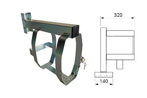 SUPPORTO TANICA ACQUA 6000.00006 - Carrozzeria Truck